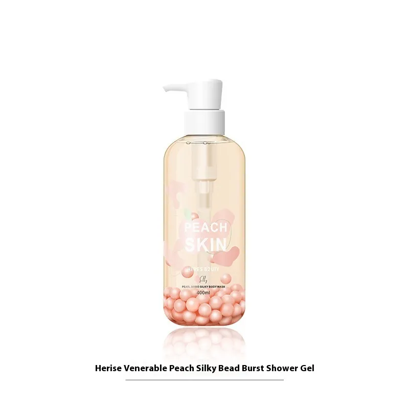 Yuanqi Peach Silky Burst Beads Shower Gel Family Pack - 400Ml