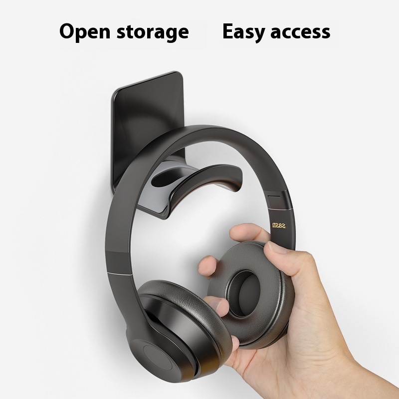 Punch Free Storage Rack Computer Headset Bracket