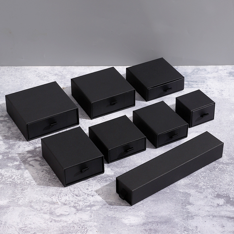 Custom Jewelry Packaging Box for Storage and Gifting. Product Information: Product type: drawer type jewelry box Material: paper Style: Drawer type, pull-out type Applicable scene: indoor Applicable people: female Purpose: Storage Size Information: Differ