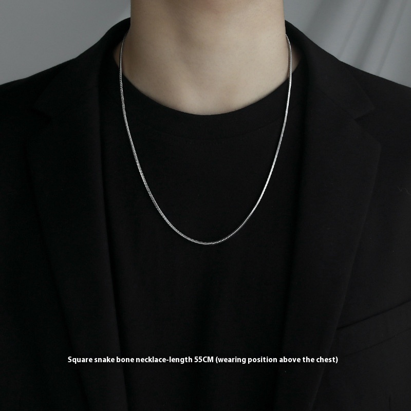 Men's Titanium Steel Clavicle Chain