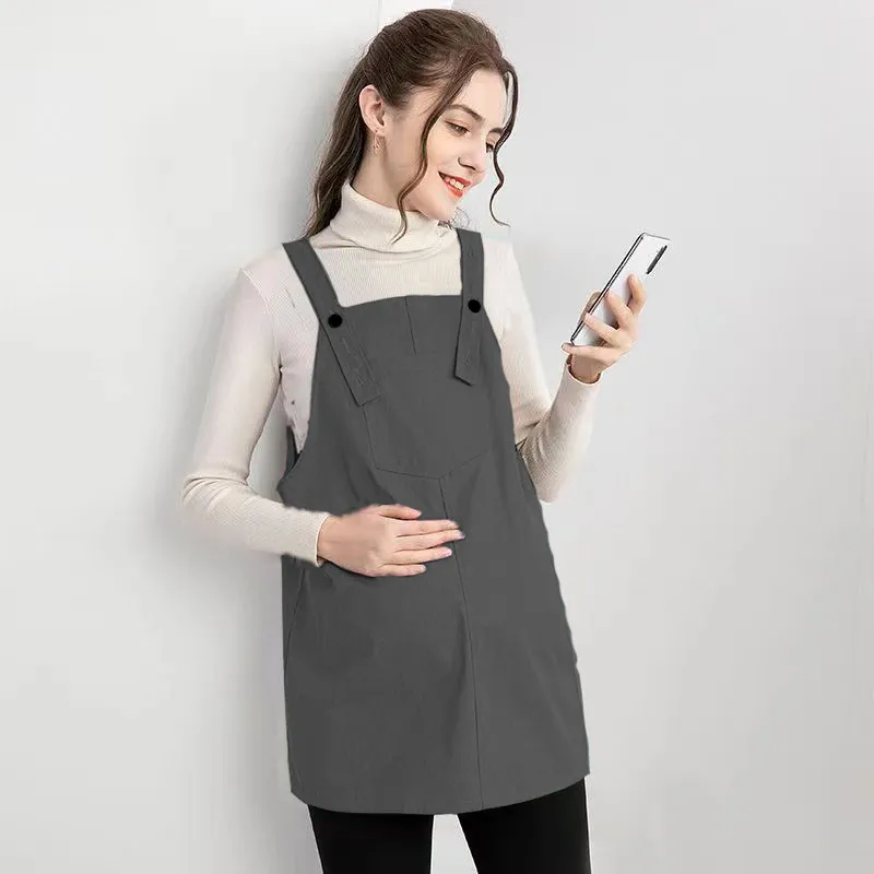 Radiation-proof Clothes Maternity Clothes Vest Jumper Skirt - Black