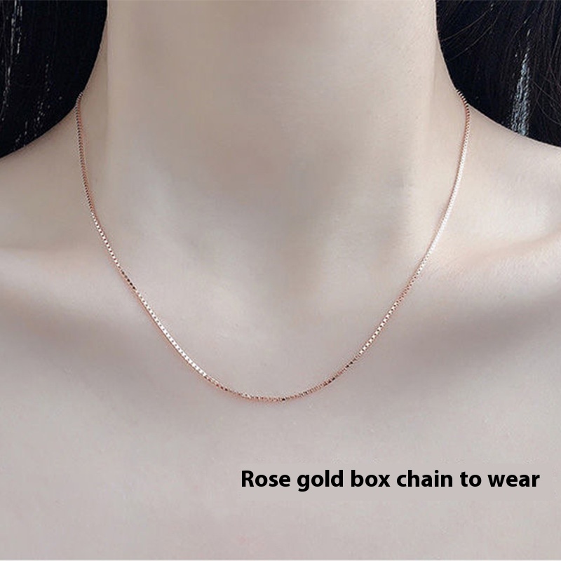 Box Chain Rose Gold