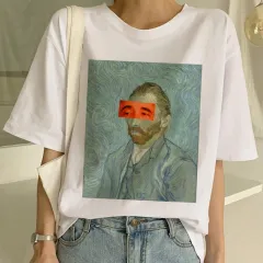 Van Gogh T Shirt Art Painting T Shirt Women - 4 Style - View 1