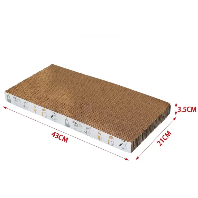 Cat Scratch Board Is Durable And Thickened Toys Does Not Drop Debris White Flower Bh - Shop at LoveMi