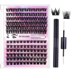 Segmented Hairy Fishtail Wheat Lazy Trilogy False Eyelashes - Style9 - View 1