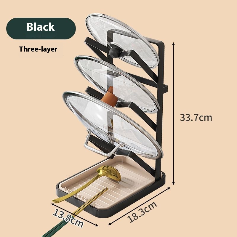 Table top three layer black