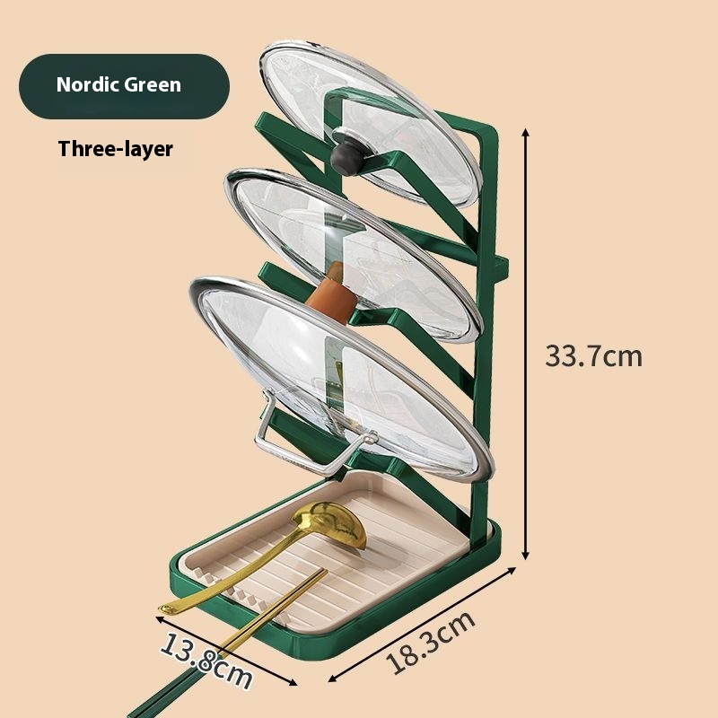 Table Top Three Dark Green