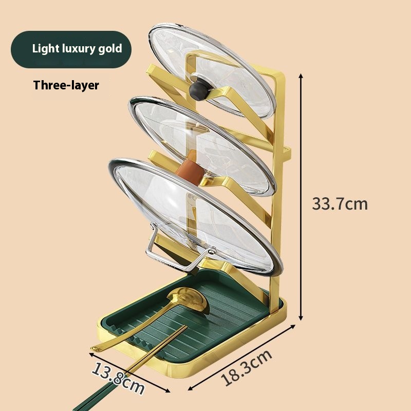 Table top three layer gold