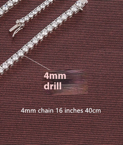 4mm Chain 16 Inches 40cm