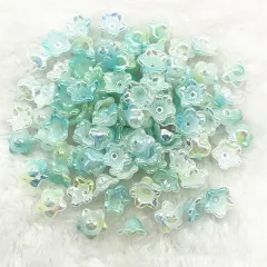 Acrylic Mabei Magic Color Small Horn Flower Lily Diy Accessories Scattered Beads - Style 27 - View 1