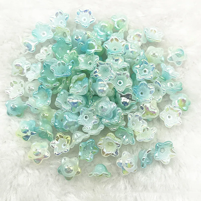 Acrylic Mabei Magic Colour Small Horn Flower Lily Diy Accessories Scattered Beads - Style 27