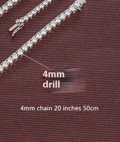 4mm Chain 20 Inches 50cm