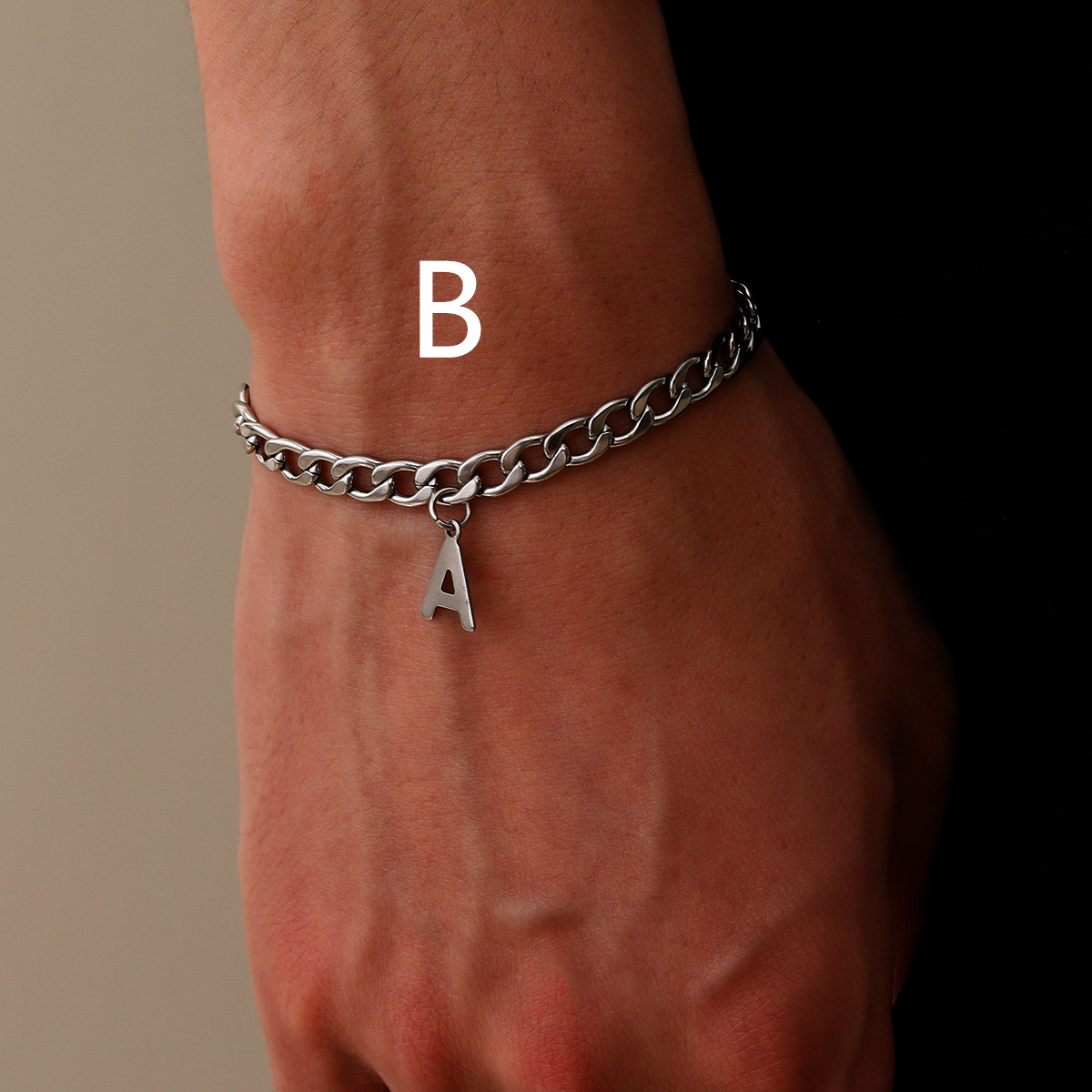 B