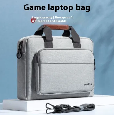 Simple And Creative Solid Color Laptop Bag Gray - Shop at LoveMi