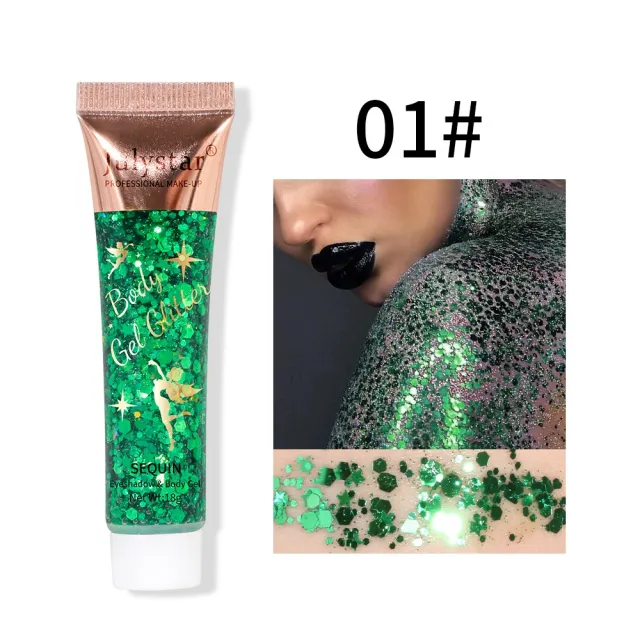 Makeup Mermaid Scale Gel Sequins Liquid Eye Shadow Face Lip Colorful 18G - Shop at LoveMi