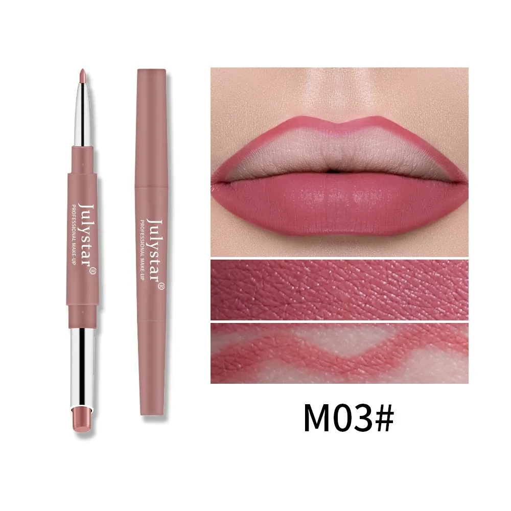 Double-headed Lipstick Lip Liner Does Not Fade No Stain On Cup - M03 Colour