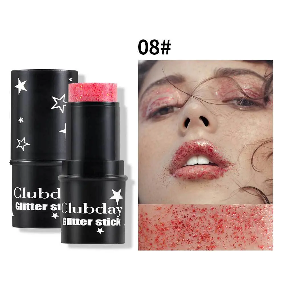 Makeup Sequins Eye Shadow Stick Colorful Stage Makeup Body Sequins Integrated Multi-purpose