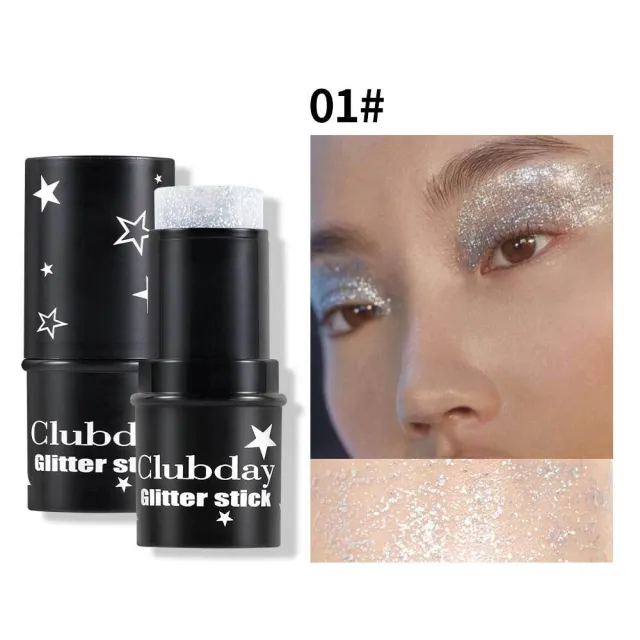 Makeup Sequins Eye Shadow Stick Colorful Stage Makeup Body Sequins Integrated Multi purpose 5.2Ml - Shop at LoveMi