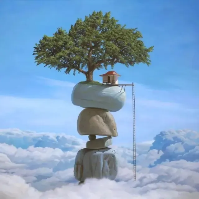 Digital Painting Stone Mountain Modern Home Decoration - Shop at LoveMi