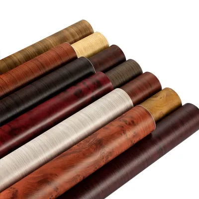 Matte Wood Grain Film For Automotive Color Modification
