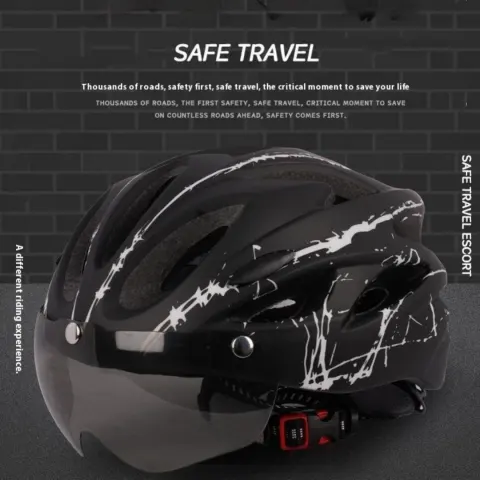 Mountain Highway Vehicle Magnetic Suction Goggles Riding Helmet Breathable
