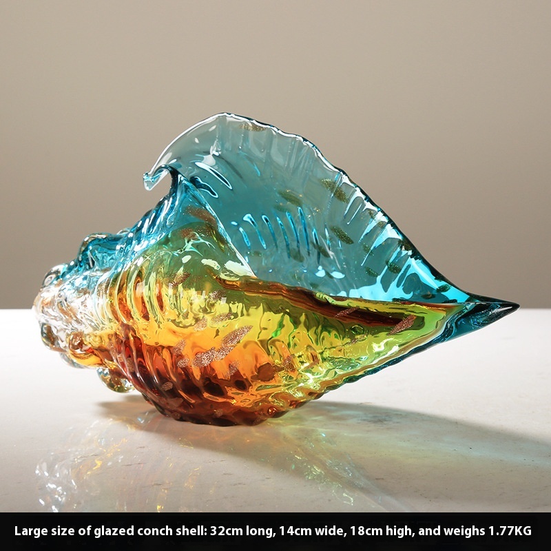 Glass Conch Large