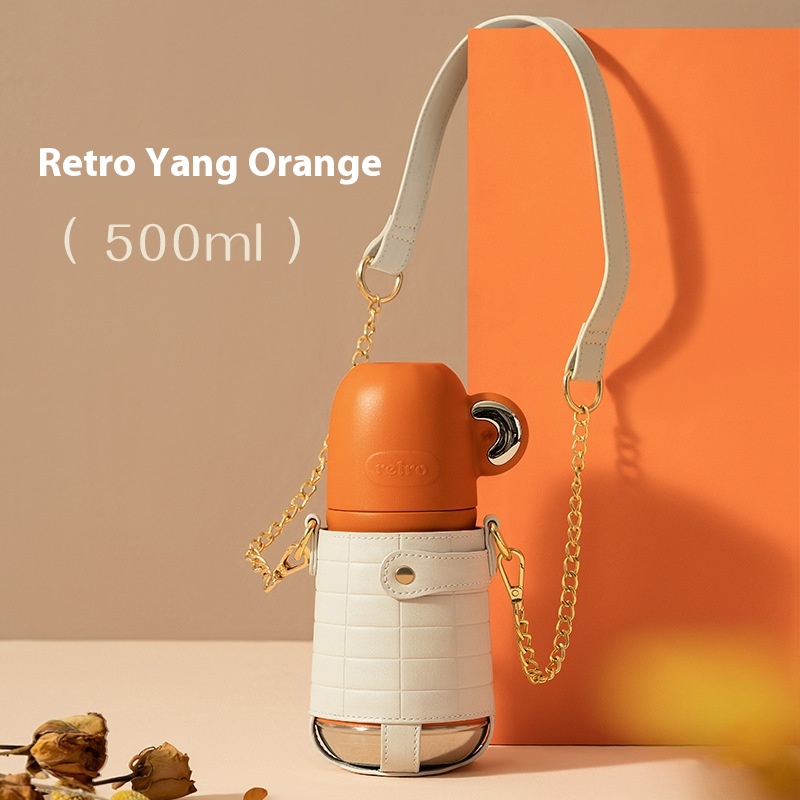 Retro Sun Orange Cup Cover