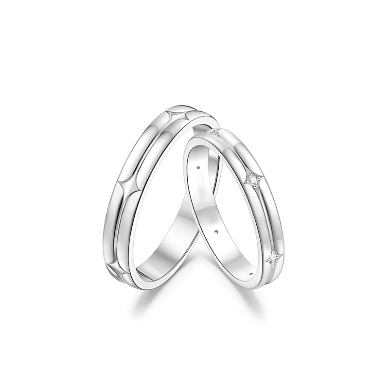 Love Couple Adjustable Open Ring Female