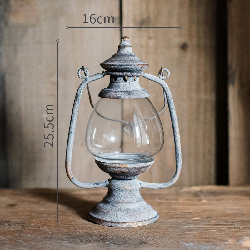 Iron Candle Holder Lantern, picture 3 of 6