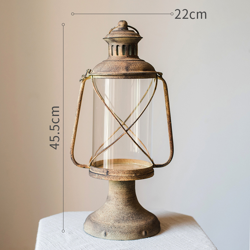 Iron Candle Holder Lantern, picture 6 of 6