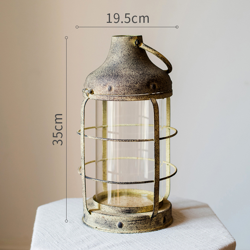 Iron Candle Holder Lantern, picture 5 of 6