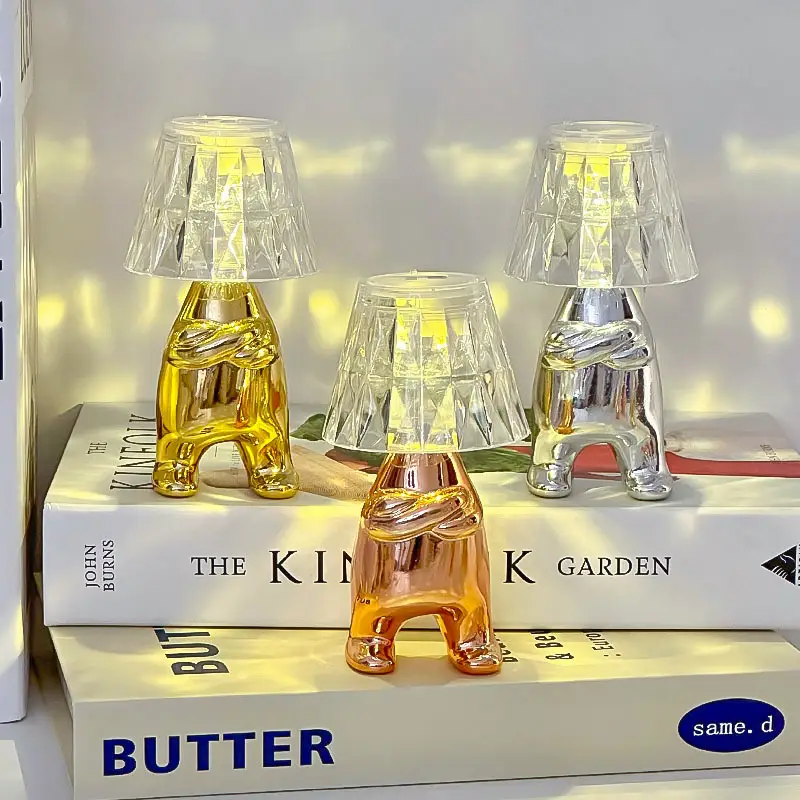 LED Creative Crystal Small Night Lamp Desktop Decoration Table Lamp