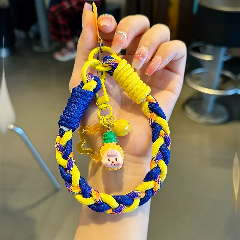 Wrist Woven Bracelet With Sturdy Pendant, Personalized Camera Key Matching