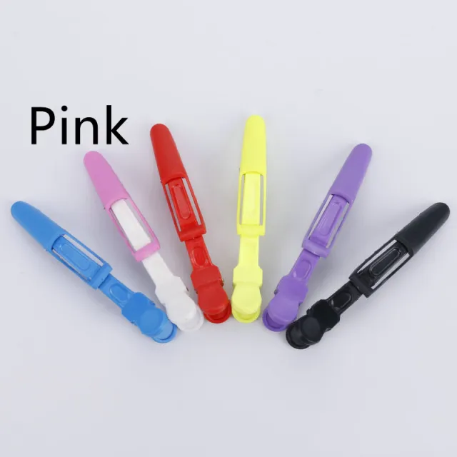 Plastic Positioning Partition Hair Tools Barrettes Pink - Shop at LoveMi