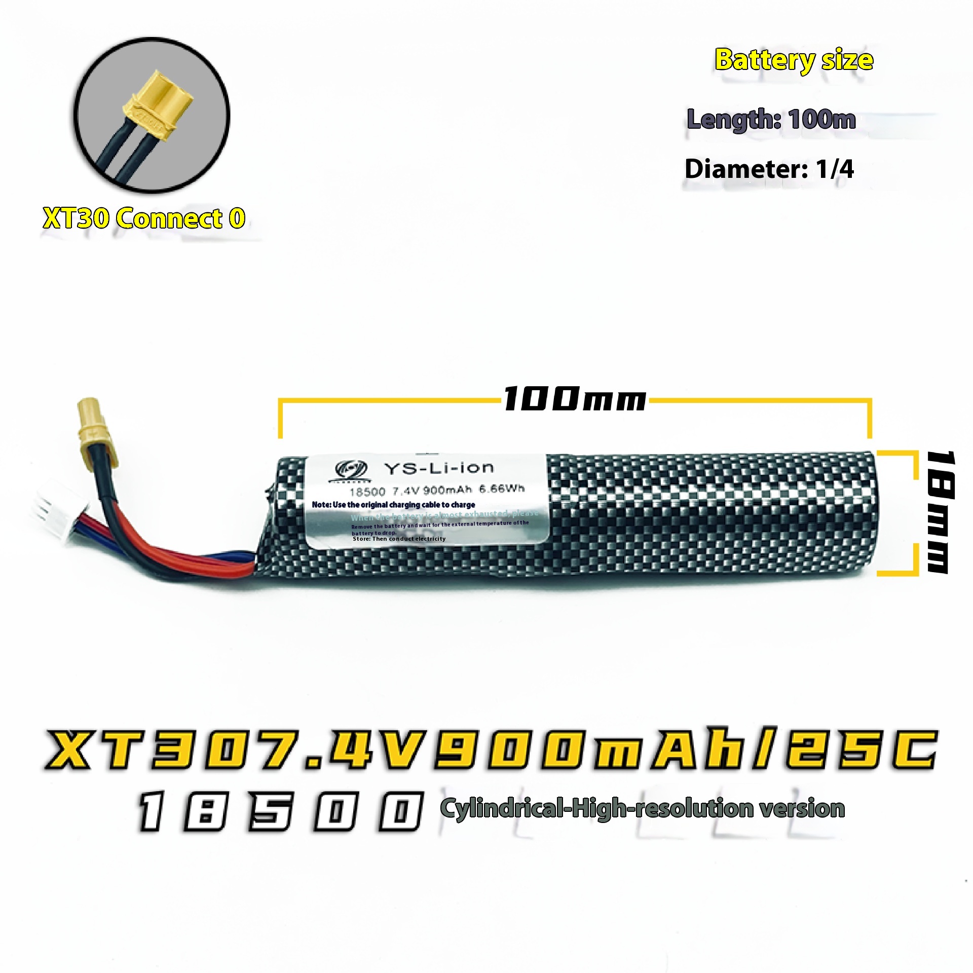 7.4VXT30 900mAh/25C