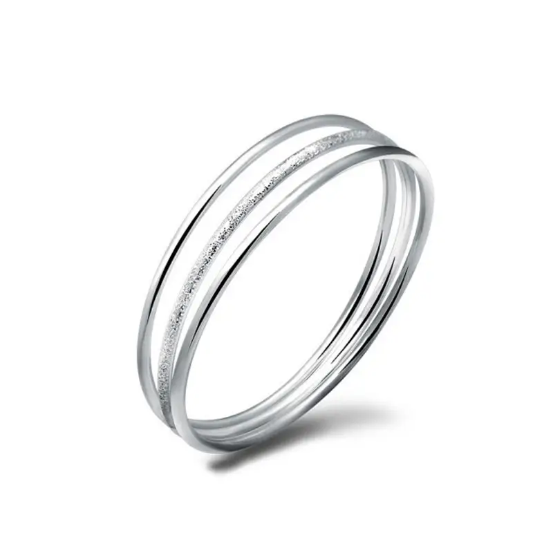 Women's Solid Sterling Silver Plated Bracelet