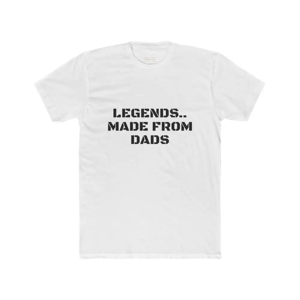 Men's Drop Shoulder Cotton Crew Neck T-shirt