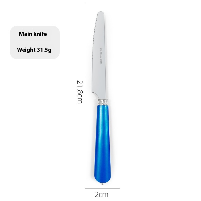 Sapphire Blue Main Knife 10