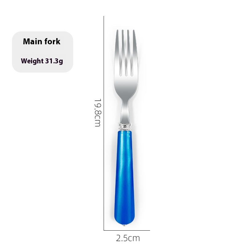 Sapphire Blue Dinner Fork 10