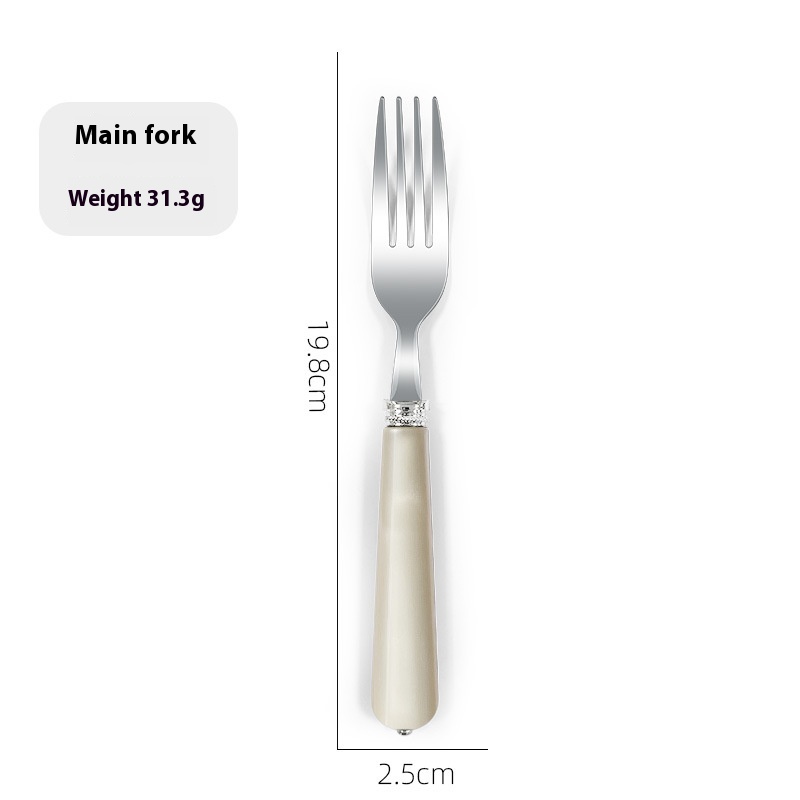 Milk Coffee Dinner Fork 12