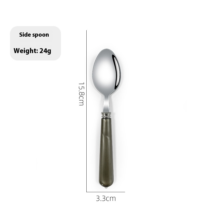 Iron Gray Pair Spoon 38