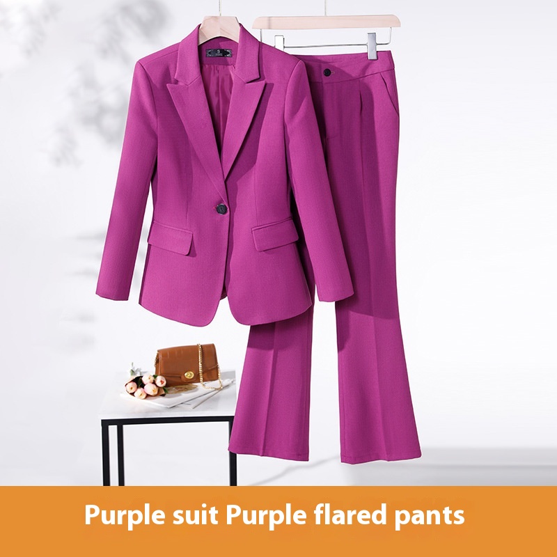 Purple Suit Pants