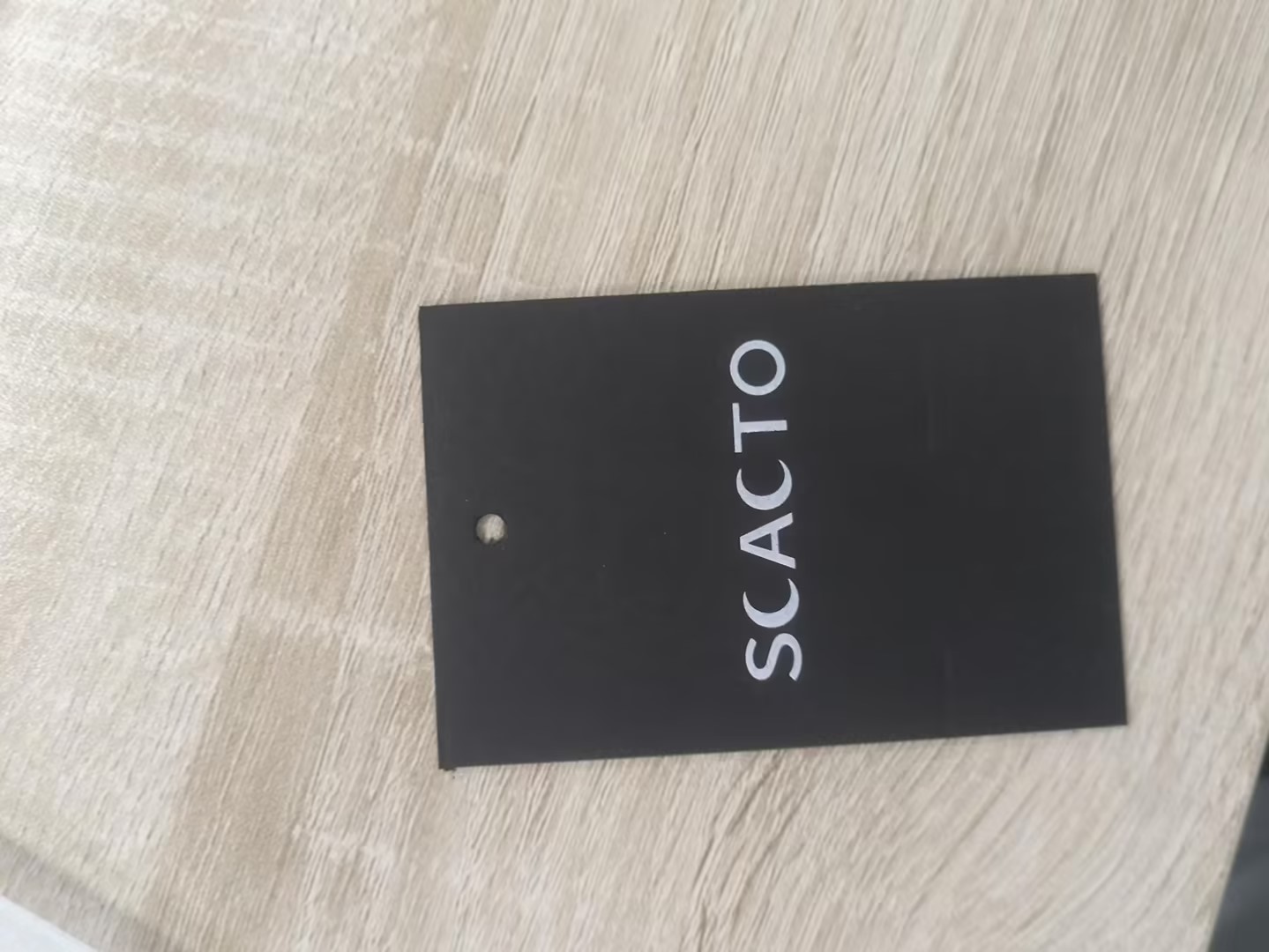 Scacto Hang Tag