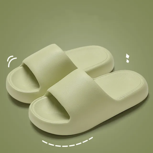 Home Fashion Platform Non slip Deodorant Slippers Green - Shop at LoveMi