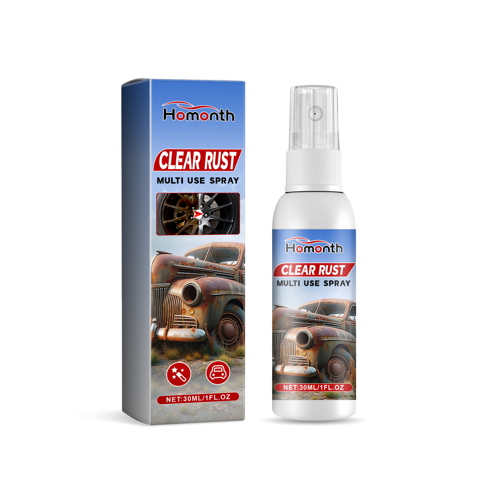 Clear Rust Multi Use Spray