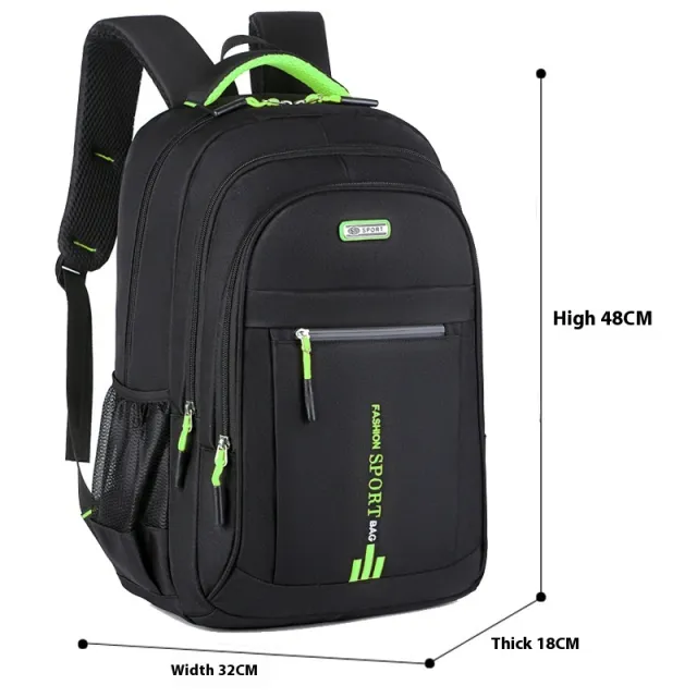 Men's Fashion Large Capacity Computer Backpack Green - Shop at LoveMi