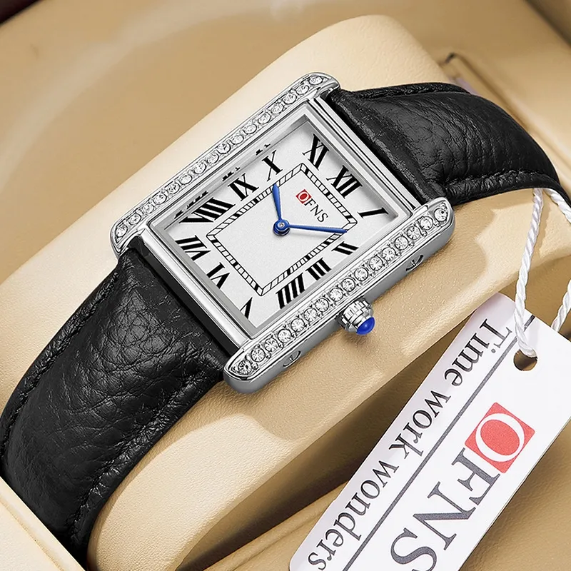 Retro Diamond Inlaid High-end Women's Quartz Watch