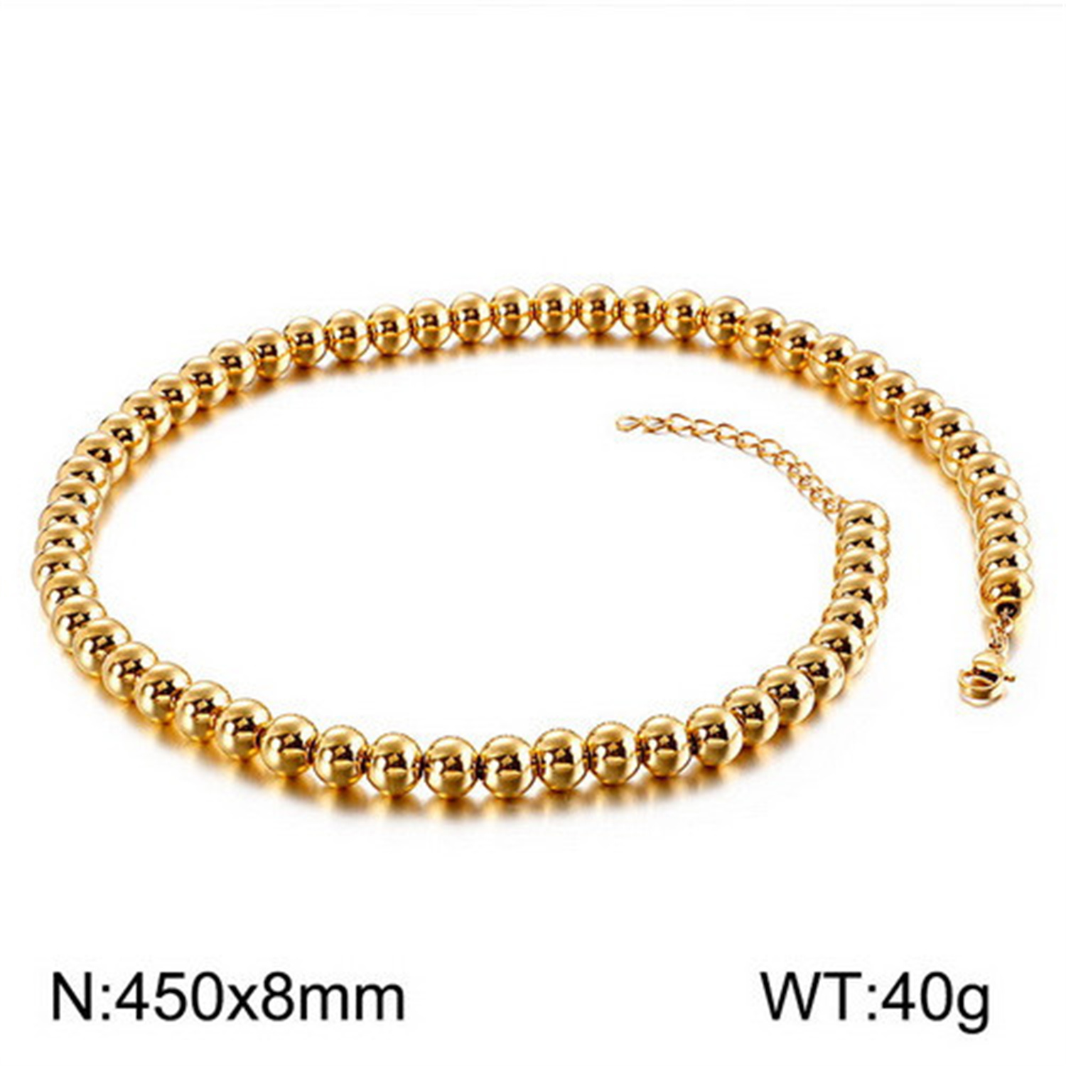 Gold 8mm