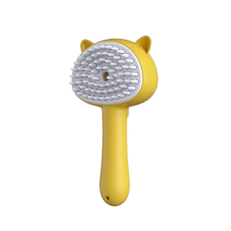 Hair Cleaning Brush with Mist Multifunctional Cat Grooming Brush Rechargeable