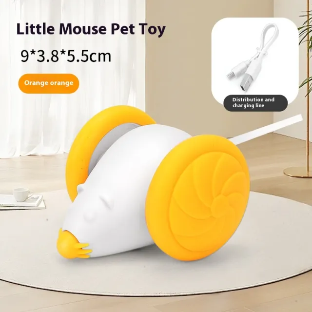 Mouse Toy USB Rechargeable Luminous Electric Orange - Shop at LoveMi